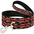 thumbnail image 1 of Dog Leash United Kingdom Flags Distressed Painting 4 Feet Long 0.5 Inch Wide, 1 of 1