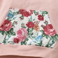 thumbnail image 5 of Infant Baby Girl Clothes Baby Girls Outfits Long Sleeve Hooded Tops Floral Pants Headband 3PCS Clothing Set Pink 6-9 Months, 5 of 8