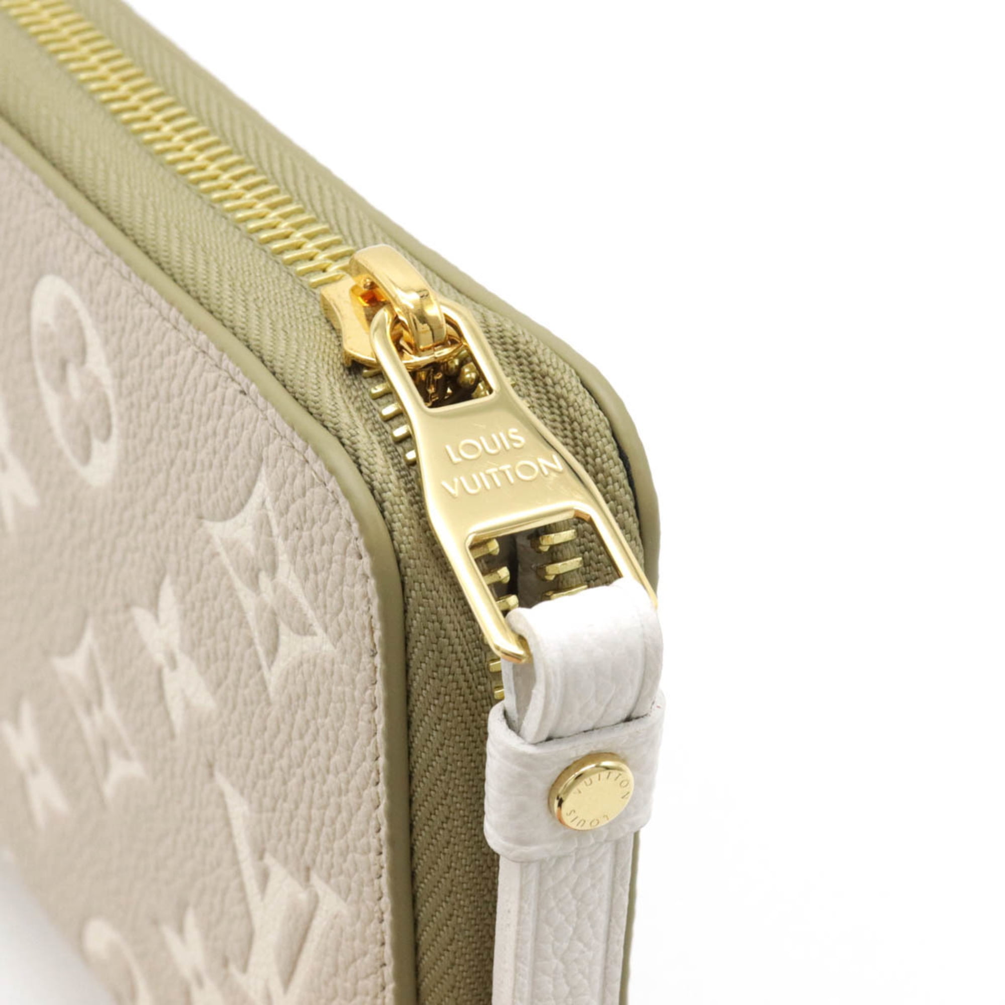 Louis Vuitton Zippy Wallet Cream in Cowhide Leather with Gold-tone