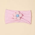 thumbnail image 2 of XEGLSBU Baby Girl Bows Clips 2inch Children's Hair Accessories Baby Solid Color Five Petal Flower Wide Headband Soft Protector Cartoon Headband 0 1 Year Old Hair Bows for Girls 4-6 School One Size, 2 of 5