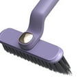 thumbnail image 3 of Gap Cleaning Brush Swivel Handle Corner Cleaning Brush Versatile Groove Brush for Home Kitchen Bathroom-Purple, 3 of 7
