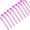Pink, variant on Jpxdew 10-Pcs Reusable Stir Spoon Set,Plastic Tablespoon,Scoop,Leaf Tea Drinking Stirring Spoon,Straw Spoon for Party,Wedding