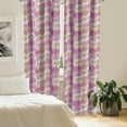 thumbnail image 2 of Ambesonne Vintage Asian Window Curtains, Chrysanthemums Spring, Each 28" W x 63" L, White Cream and Baby Pink, 2 of 4