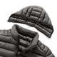 thumbnail image 3 of Ceisia Men's Winter Warm Hooded Solid Color Gift Casual Style Jacket - polyester for Daily & Outdoor Wear, 3 of 9