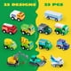 thumbnail image 3 of JOYIN Juego de 25 piezas de vehículos de juguete para coches y camiones para niños pequeños, niñas y niños, juego de coches fundidos a presión, recuerdos de fiesta para niños, relleno de calcetines, j, 3 of 5