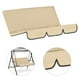 thumbnail image 5 of Cojín columpio para Patio al aire libre, fundas de asiento columpio, cojín columpio impermeable para patio, parque, porche, asiento, banco de muebles , Beige, 5 of 7