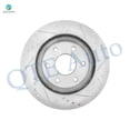 thumbnail image 4 of Set of 4 Front-Rear Drilled Slotted Disc Brake Rotors For 2002-2006 Cadillac Escalade, 4 of 9