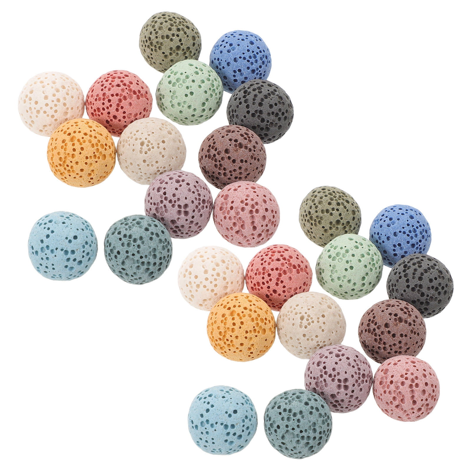 GETAJGHSD 26Pcs Stone Fragrance Diffuser Natural Volcanic Rocks for Essential Oils Home Scent
