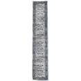thumbnail image 2 of Contemporary Home Living 2' x 10' Floral Medallion Border Rectangular Area Throw Rug Runner - Gray, 2 of 7