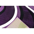 thumbnail image 5 of Planet Rugs Premium 3D Thick Abstract Indoor Area Rug 327 Purple 2'2''x7'4'', 5 of 10