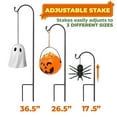 thumbnail image 5 of Sorbus Shepherd's Hooks Set of 4 – Heavy-Duty Halloween Garden Stakes for Décor, Lights, Plants, 6.5 lb, 5 of 6