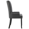 thumbnail image 2 of vidaXL Dining Chairs with Armrests 6 pcs Dark Grey Fabric, 2 of 5