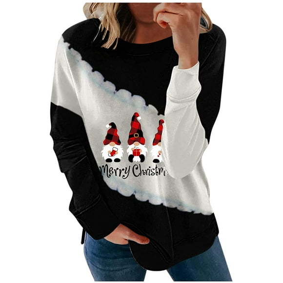 Christmas Sweatshirt for Women 2021 Best Ugly Christmas Tree Tops Sweater Crewneck Long Sleeve Funny T-Shirts