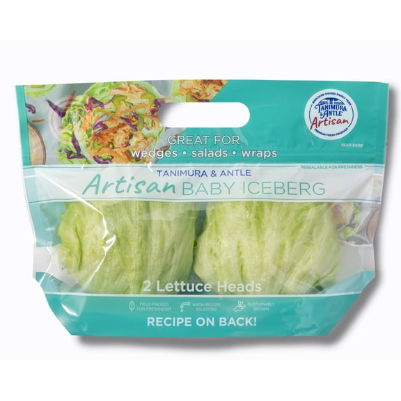 Fresh Baby Iceberg Lettuce, 2 Pack
