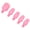 Pink, variant on Nieyigj 5 Pieces Professional Gel Polish Remover Clips For Toenails, UV Gel Soak Off Cap Wrap, Reusable Acrylic Nail Tools, 7.87 inches / 20 cm Length, Purple