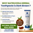 thumbnail image 2 of Natruveda Neem Herbal Toothpaste with Complimentary Copper Tongue Scraper | Fluoride Free, SLS Free, Natural Toothpaste for Adults | Ayurvedic Oral Care with 8 Herbal Ingredients | 3.52 oz(pack of 3), 2 of 5