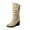White, variant on Boots for Women With Heel Womens High Platform Mid Calf Wedges High Heel Round-Toe Heel Pointed Toe Fashion Festival Boots (White,9)