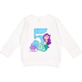 thumbnail image 2 of Inktastic Fifth Birthday Mermaid Toddler Sweatshirt, 2 of 4