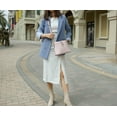 thumbnail image 2 of MKF Collection Kelisse Vegan Leather Women's Crossbody Bag, Sleek Crossover Purse Pouch Handbag by Mia K - Navy, 2 of 9