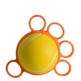 thumbnail image 2 of Finger Hand Grip Ball, Finger Massager Roller With Hand Therapy Balls, Grip Strength Exercise Kit With Squeeze Balls, Arthritis Massage Tool,Stress Ball Set for Finger Exerciser, Yellow, 2 of 5