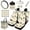 Cactus Bow, variant on Jeiento Cream Pumpkin Football Car Seat Covers Full Set 15 Pack Auto Steering Wheel Cover Seat Belt Pads Coasters Trash Bin Hanging Storage Bag Cup Holders Rearview Mirror Cover Key Ring for SUV Van