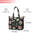 thumbnail image 4 of Pioneer Flower Floral Print Pattern Travel Tote Bags for Women Carry On,Large Weekender Bags for Women Travel,Multi Functional Duffle Bag for Work,Shopping,Sports, 4 of 5
