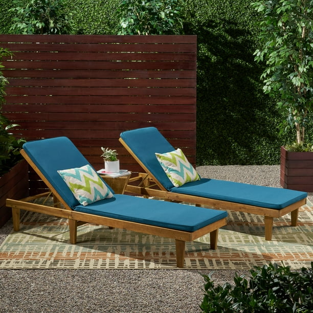 Teresa Outdoor Modern Acacia Wood Chaise Lounge With Cushion Set Of 2 Teak And Blue Com - Perspective Cushion Outdoor Patio Chaise Lounge Chair Teresa Outdoor Modern Acacia Wood Chaise Lounge With Cushion Set Of 2 Teak And Blue Com - Perspective Cushion Outdoor Patio Chaise Lounge Chair