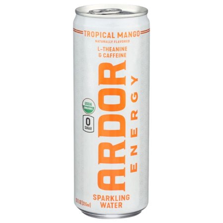 2X - Ardor Organic Inc Organic Tropical Mango Hydrate + Focus Sparkling Water 12 fl oz