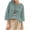 Light Blue, variant on Cotton Linen Womens Shirts Crewneck Black Casual Blouses with Buttons 3/4 Length Sleeve Lightweight Shirt Spring Workout Tops Yellow M