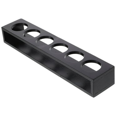 Cup Holder Wooden Display Shelf Shot Glasses Organizer Wine Beer Flight Board Storage Rack
