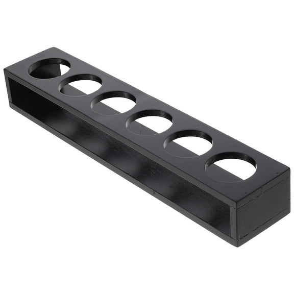 Cup Tray for Shots Whiskey Glasses Organizer Wine Racks Eyeglass Holder Serving Man Black