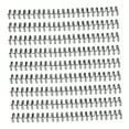 thumbnail image 5 of KALLORY Wire Binding Rings Metal 50Pcs Wire Twin Binding Spines 10.61X0.98X0.59in, 5 of 8