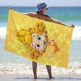 thumbnail image 2 of Bubble Guppies Deema Microfiber Beach Towel Soft Absorbent Quick-Dry Bath Towels 130x80cm for Kids And Adults for Bathroom Shower,Guests,Pool Swimming,Gym,Camp,Travel, 2 of 8