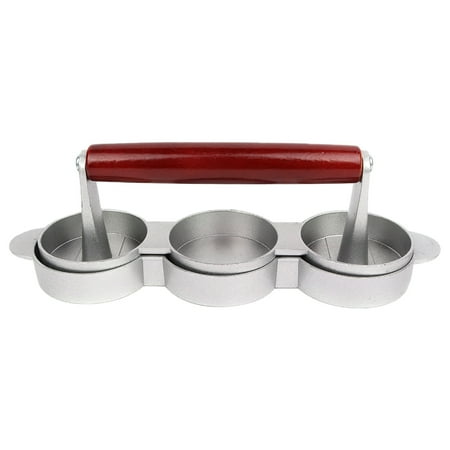 

DIY One Out Three Hamburger Patties Press Mold Kitchen Hamburger Meat Press