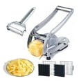 thumbnail image 1 of Mistaha Stainless Steel French Fry Cutter,Innovative Life Commercial Grade Manual Potato Slicer Includes 2 Blade, 1 of 8