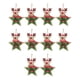 thumbnail image 2 of 10x adornos navideños colgantes de madera para decoración navideña, adornos colgantes colgantes para fiestas, festivales, decoración de vacaciones Alce yotijar colgante colgante, 2 of 8