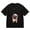 black, variant on Men's T-Shirt Pug With Rose And Bowtie Comfortable And Versatile Outdoor Casual Short Sleeve
