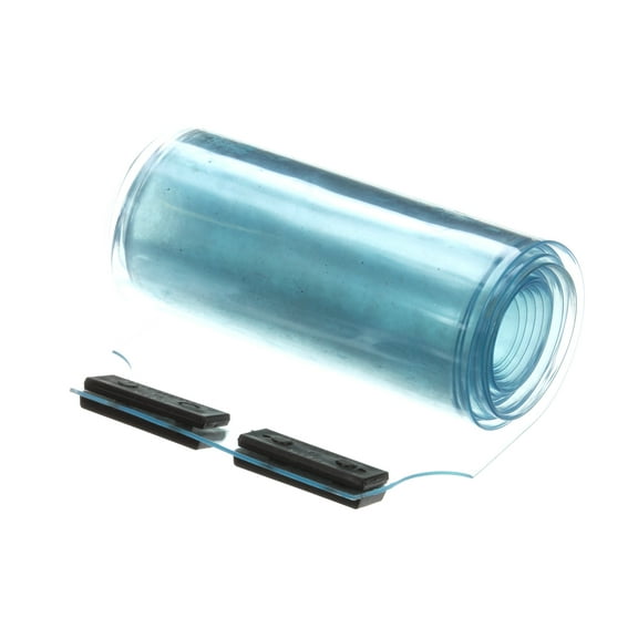 Kason Easimount Vinyl Strip Curtain, 84 Inch x 6 Inch Wide, 402LA6060084