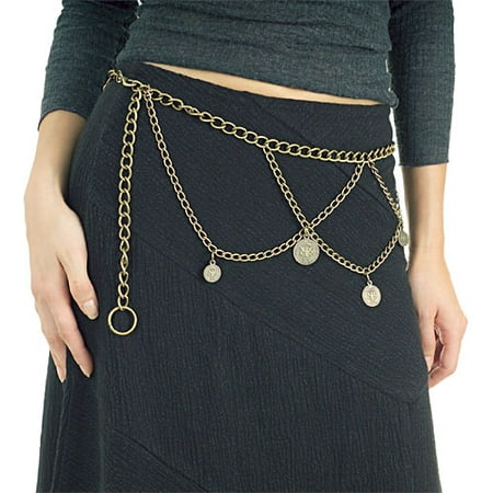 Metro7 - Coin Swag Chain Belt