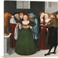 thumbnail image 1 of ARTCANVAS The Mouth Of The Truth Canvas Art Print by Lucas Cranach the Elder - Size: 18" x 18" (1.50" Deep), 1 of 9