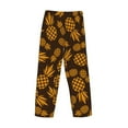 thumbnail image 5 of Goofa Colorful Pineapple Printed Soft Pajama Pants for Men, Wide Leg Comfy Casual Lounge Yoga Pants-Small, 5 of 9