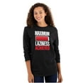 thumbnail image 3 of Funny Maximum Laziness Achieved Joke Long Sleeve TShirt Men Women Brisco Brands X, 3 of 6