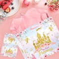thumbnail image 2 of Her Royal Fiveness Birthday  Bag,   Castle Floral Princess 5th Birthday  Wrap Bags with Handles, Tissue Paper and Greeting Card for Girls 5 Year Old Party Favors Decorations, 2 of 6