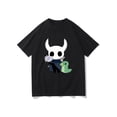 thumbnail image 1 of Cute Little Ghost & Grub T Shirts anime Hollow Knight Women Clothing Harajuku aesthetic Tops Female Tshirt unisex Streetwear, 1 of 5