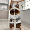 thumbnail image 2 of Coffee Beans Cup Pajama Pants Loose Pajamas Female Breathable Home Trousers Leisure Sleeping Pants Large Size, 2 of 6