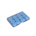 thumbnail image 1 of Bewildely 12 Uds tapones para los oídos de silicona equipo de protección Anti-ruido auricular impermeable natación baño reutilizable impermeable tapón Cubiertas para muebles de jardín Azul Bewildely HA061225-02, 1 of 6