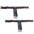 thumbnail image 3 of 2PCS Shirt Stay Adjustable Non-slip Elastic Shirt Holder Shirt Garter for Men, 3 of 6