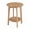 Wood/1P/15.75 x 15.75 x 20.28 inch, variant on Alvantor Side Table, 2-Tier Small Round End Table, Nightstand with Tapered Legs, Curved Transitions, for Small Spaces, Living Room, Bedroom