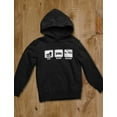 thumbnail image 4 of Tstars Mens Anime Lover Japanese Animation Funny Humor Eat Sleep Anime Cool Birthday Gift Fans Manga Anime Gifts Hoodie, 4 of 5