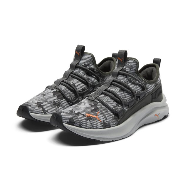 Puma Softride One4All Slip On Zapatilla Shadow Grey-Rickie Orange 12.5 Us Unisex Niño Pequeño